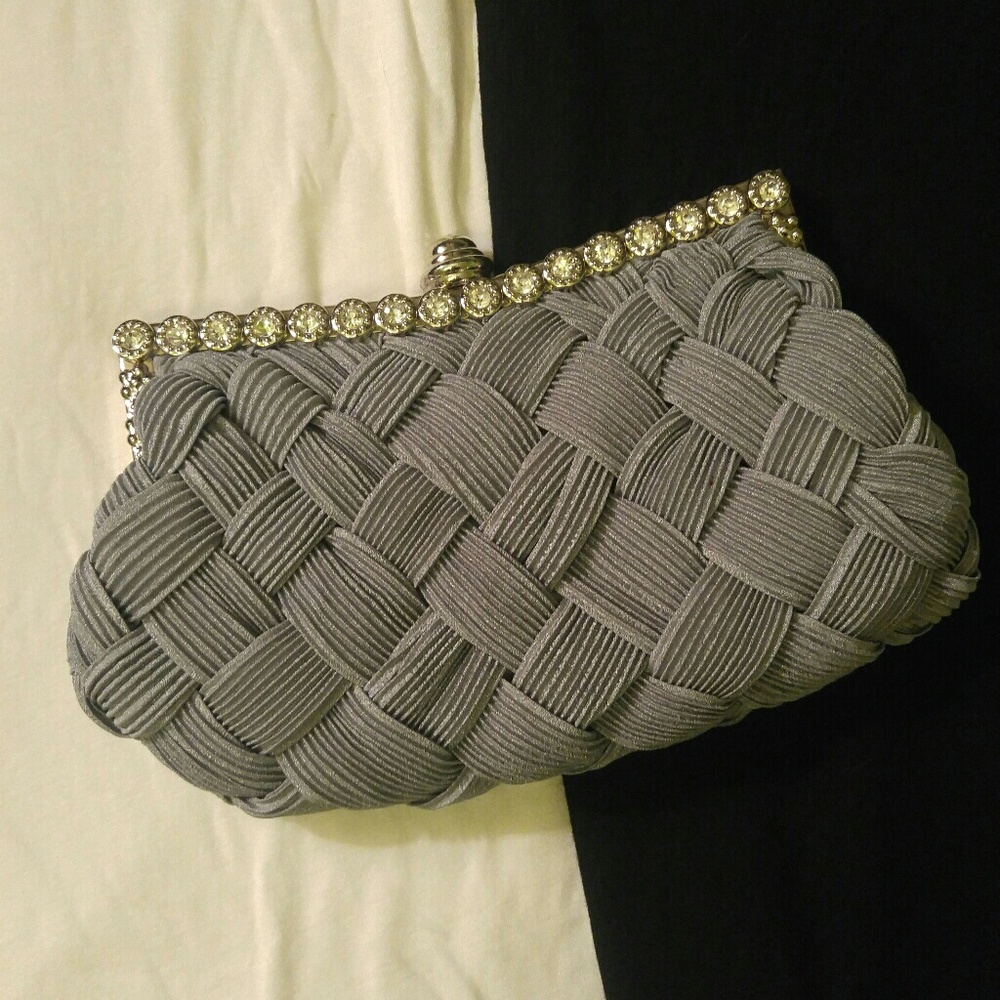 Silver Clutch Purse - Picture 6 of 12